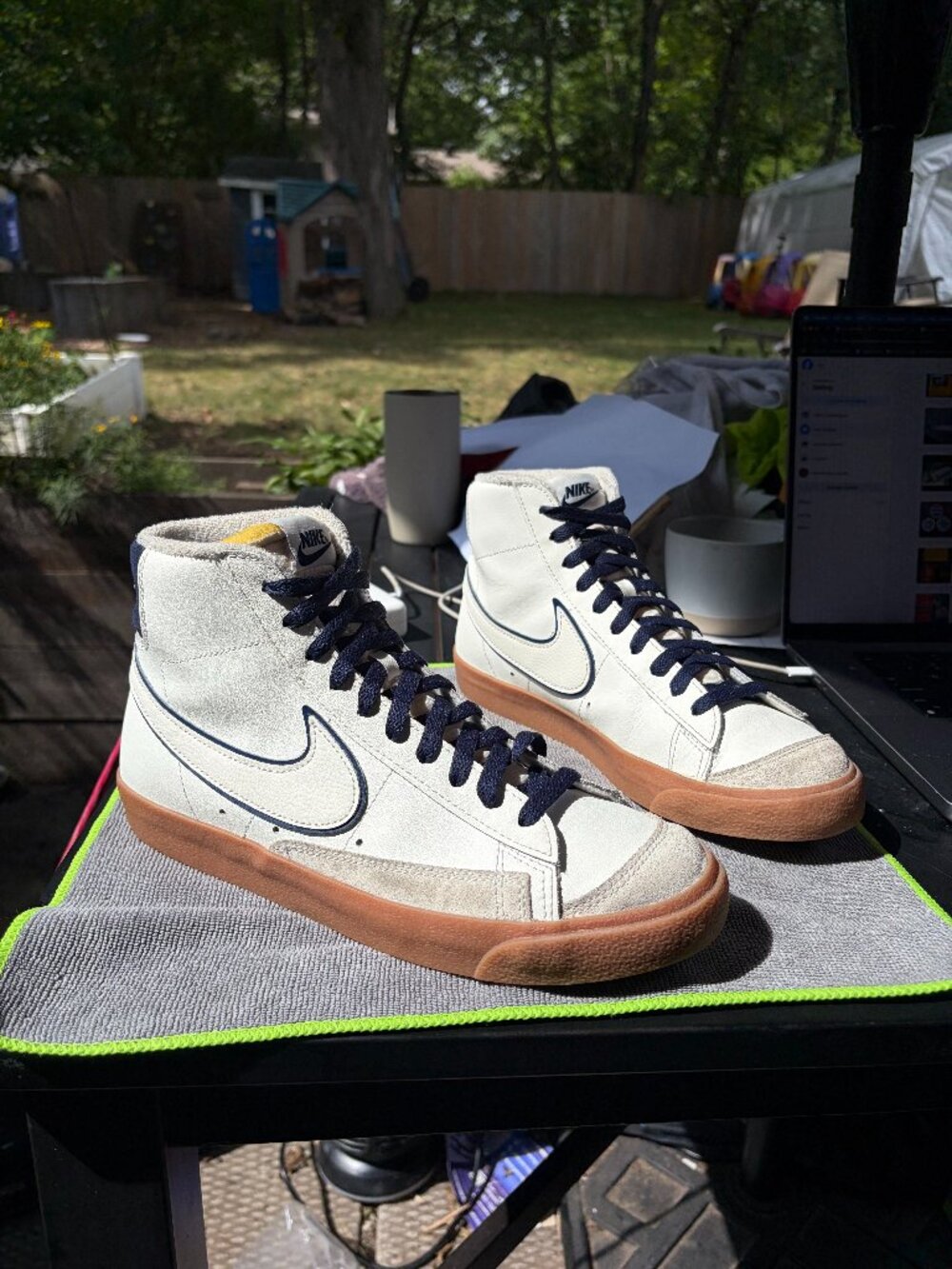 Nike Blazer Mid ’77 Premium “Sail Navy Gum” Men’s US 10 Great Condition
